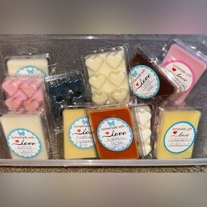 Handmade Bath and Body Works Heart-Shaped Wax Melts and Scented Bars
